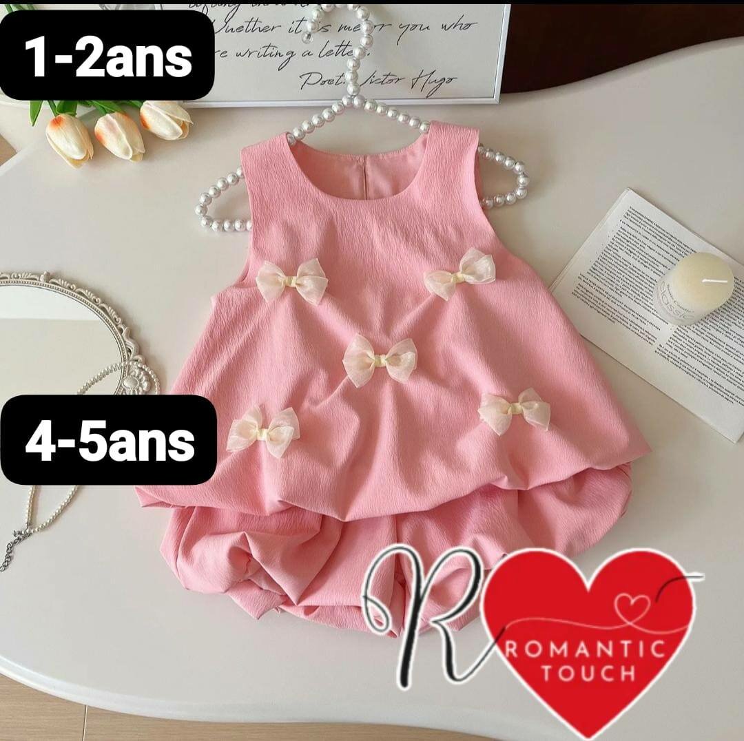 Ensemble Bébé avec Noeuds