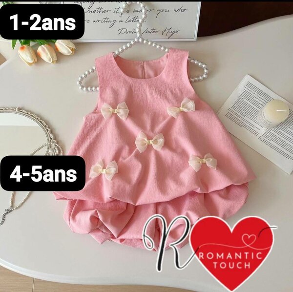 Ensemble Bébé avec Noeuds