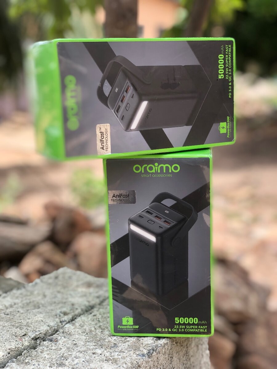 oraimo PowerBox 500 50000mAh 22.5W Power Bank