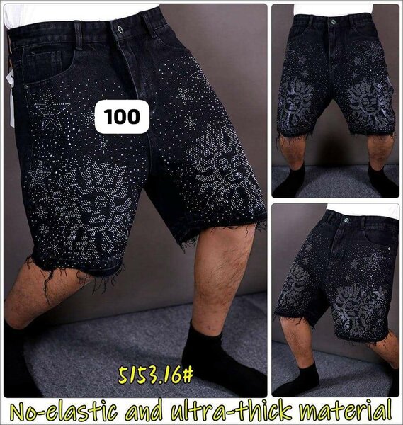 Shorts en jean déchiré