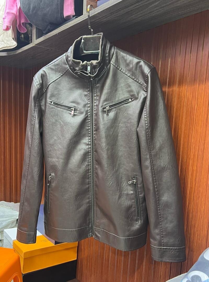 Veste en similicuir homme élégante