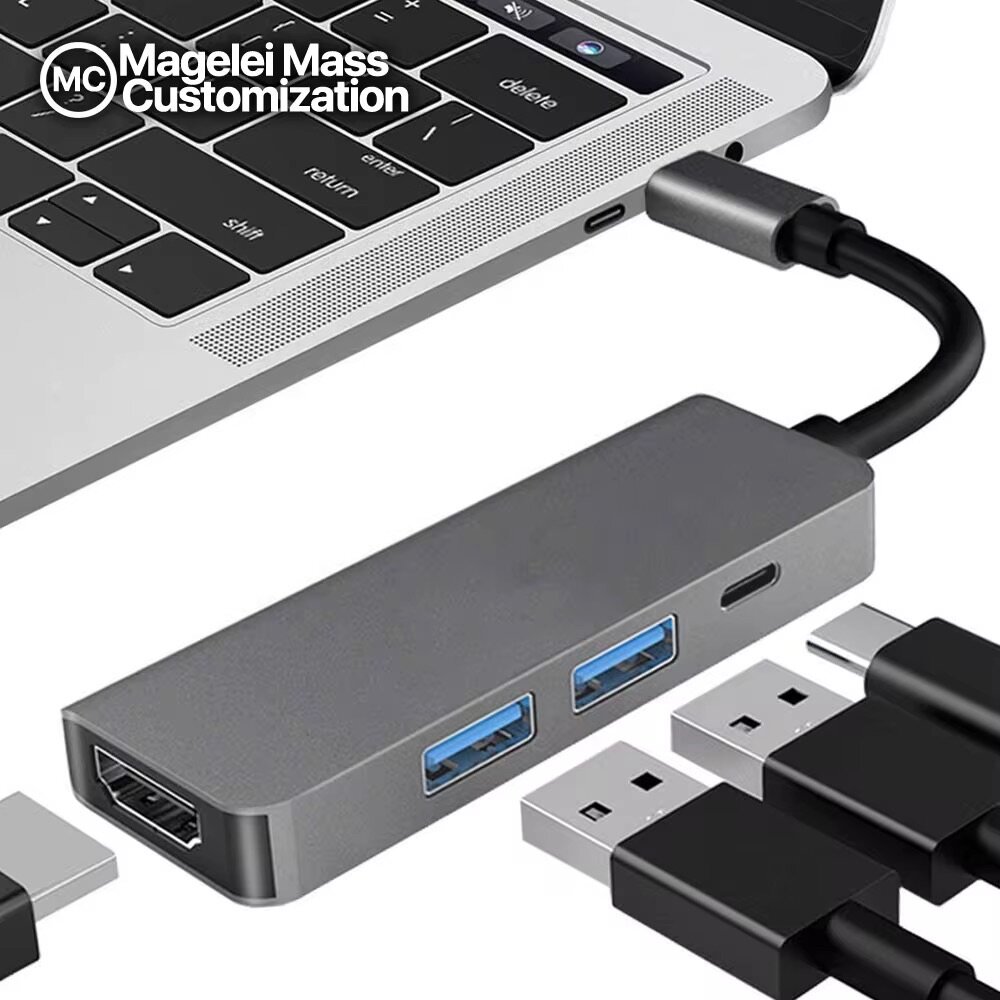 Adaptateur USB-C vers HDMI 4-en-1