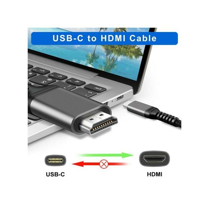 USB TYPE-C To HDMI 4K 60Hz Adapter Cable