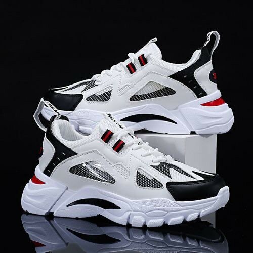 Men's Comfortable Sneakers Outdoor Casual Shoes - White