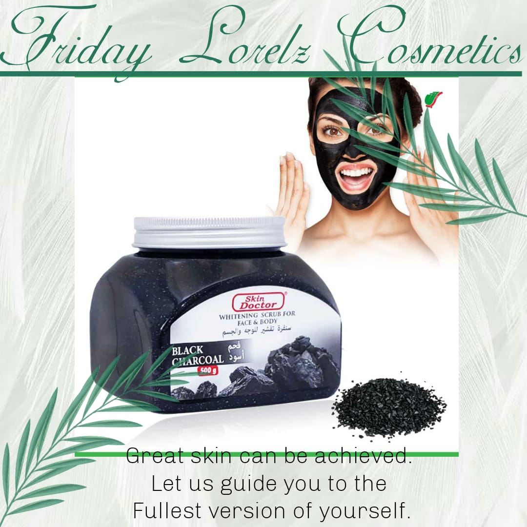Skin Doctor Charcoal scrub.