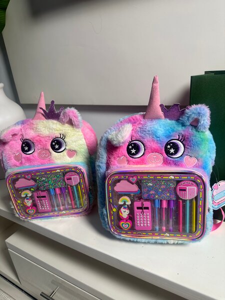 Sac à dos licorne peluche