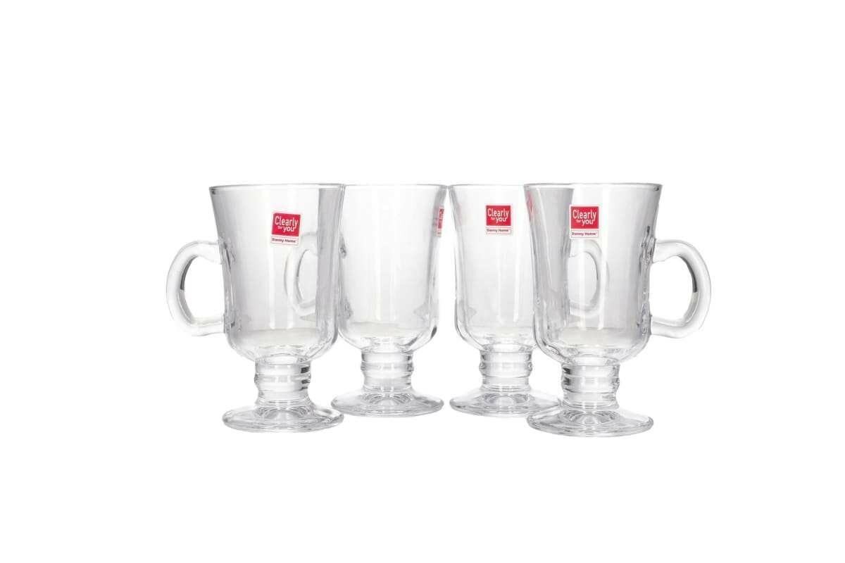 Latte Glass Mug 4pcs 244ml