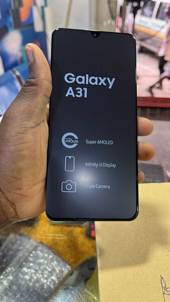 Fresh in box galaxy A31 128gb/6gb ram 2 sim fast internet sp