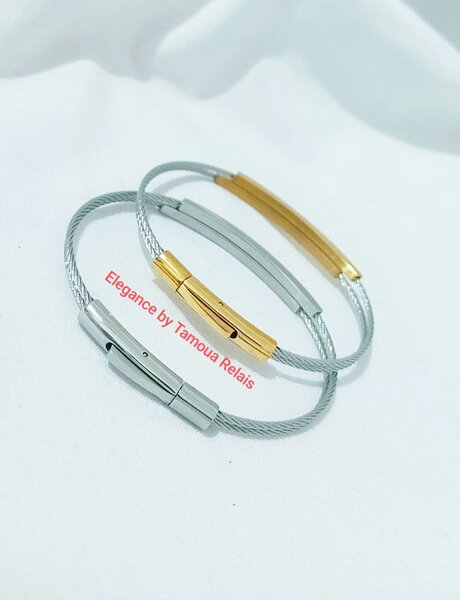 Bracelets élégants en acier