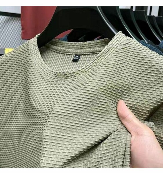 T-shirt en maille texturée