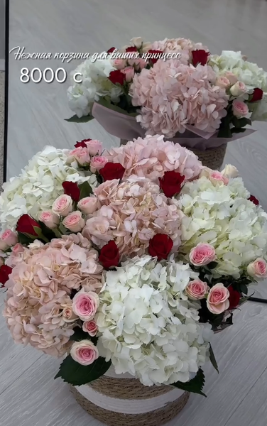 Идеальная, нежная корзина для ваших принцесс👑