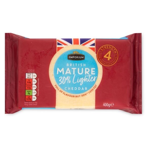 Emporium British Cheddar Cheese 400g