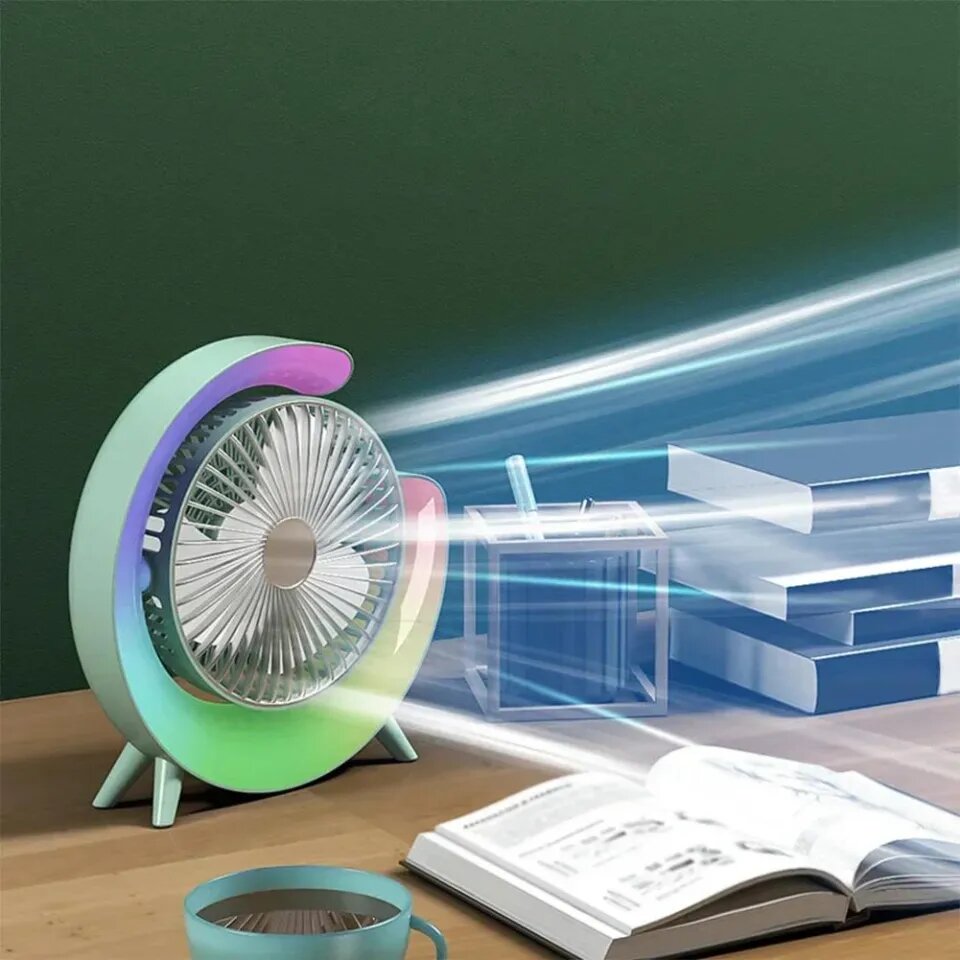 Multifunctional colorful fan