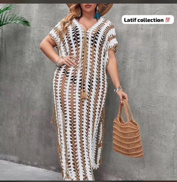 Tunique en crochet bohème