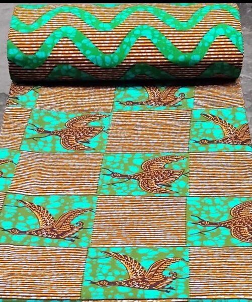 Tissu Wax Africain Coloré