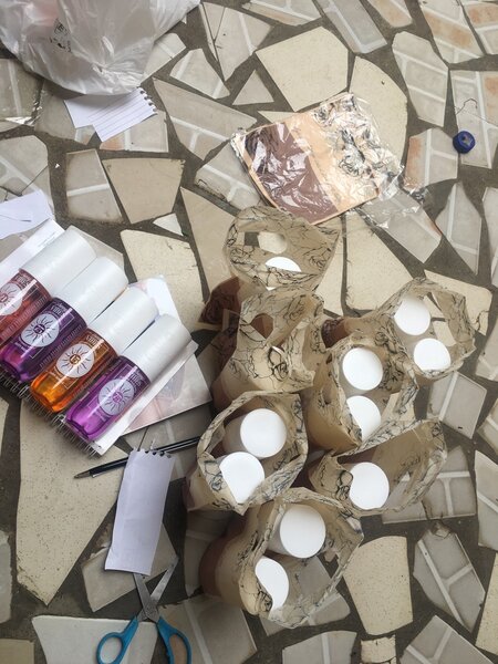 Brume corporelle parfumée colorée