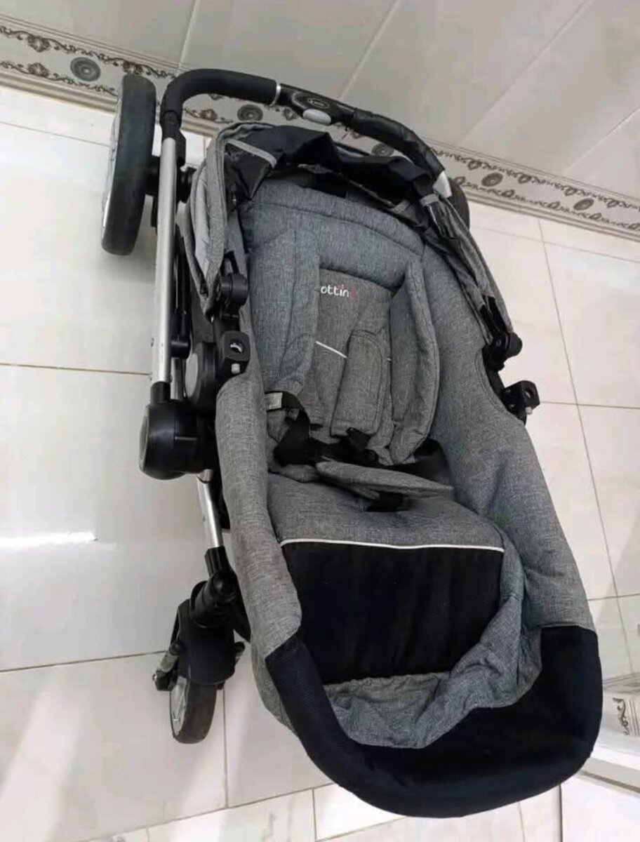 Poussette Confort Gris Bébé