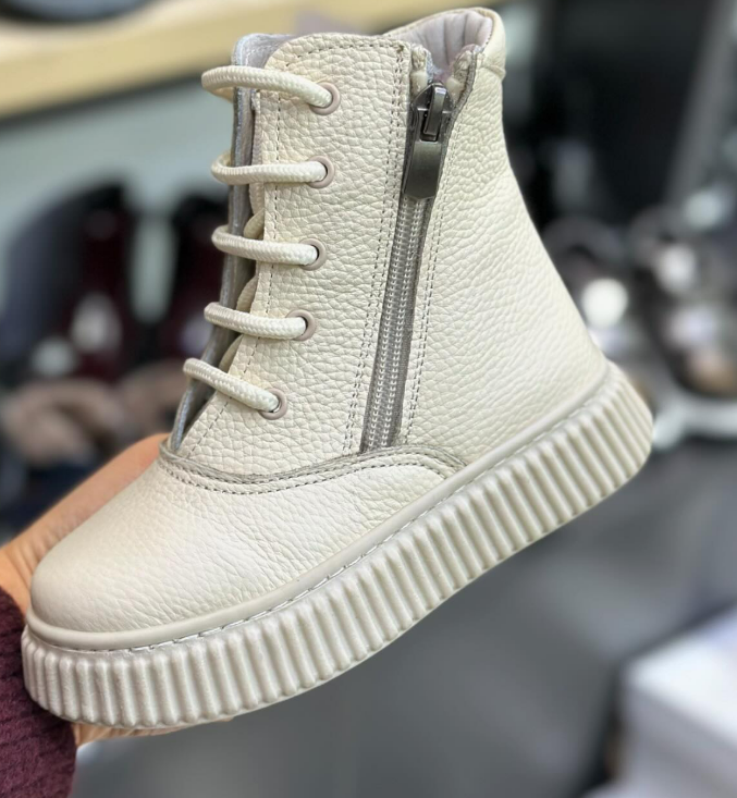 Шикарные ботинки из натуральной зернистой кожи 🔝 На натуральном меху 🥰