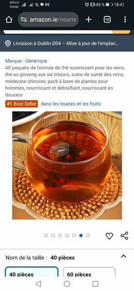 Thé Détox Renforçant Reins