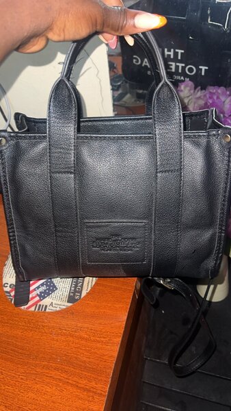 Stylish Black Tote Bag