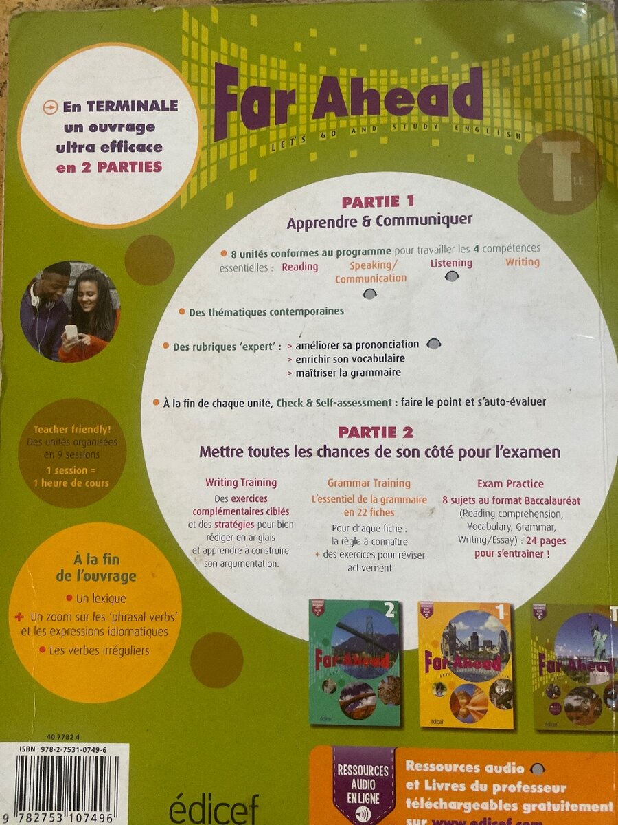 Livre d'anglais Far Ahead Tle