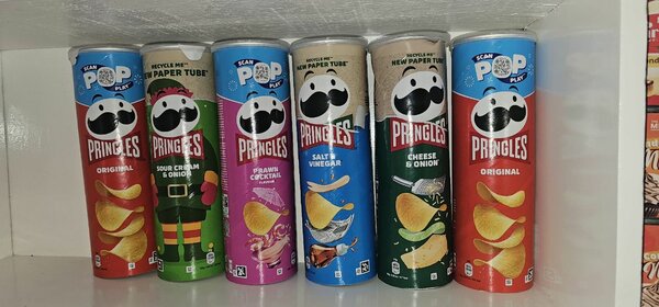 Assortiment de chips Pringles