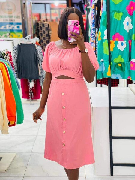 Two piece suit on promotion