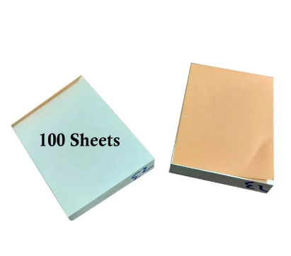 Pack of 2- 100 Sheets Memo Pads Non-Sticky Notes for Office School Stationery