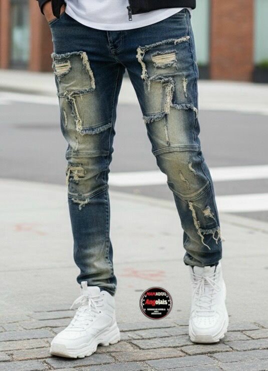 Jeans homme street style tendance