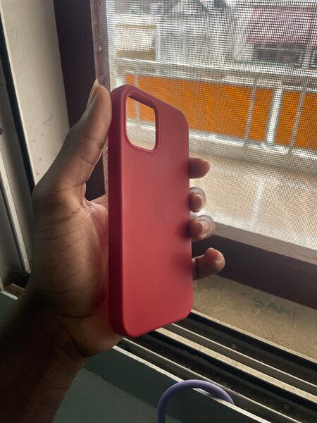 Coque Rouge Silicone iPhone