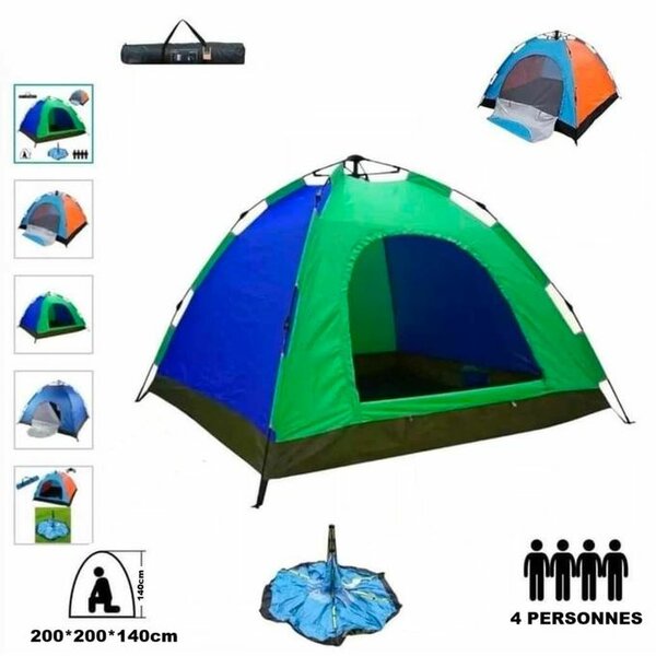 Tente de camping 4 personnes