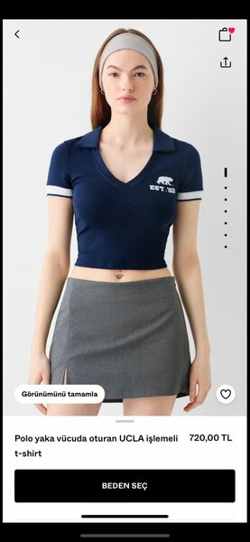 T-shirt polo UCLA bleu