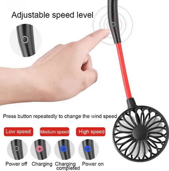 Neck Fan Adjustment Fan Hand