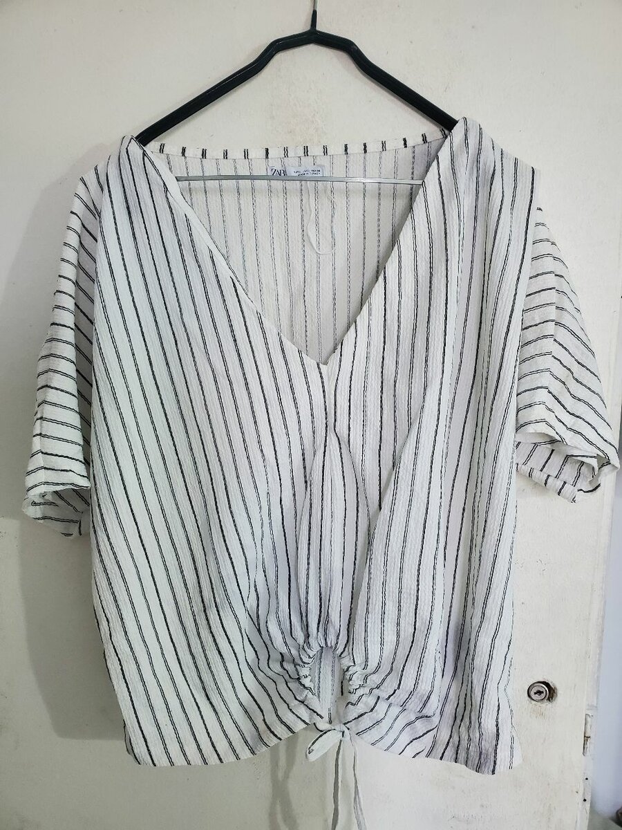 Top court à rayures tendance