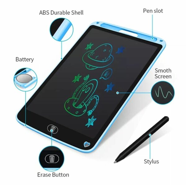 6.5" & 8.5" Colorful LCD Writing Tablets for Kids
