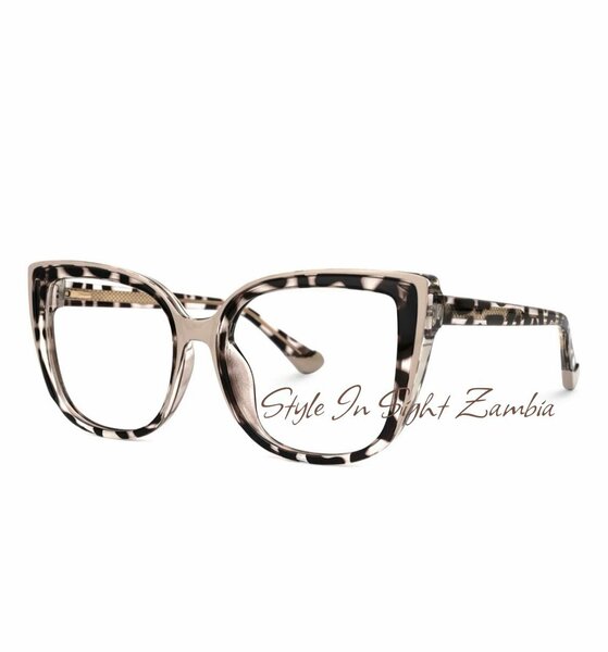 Image glasses, in glossy frame, for work at the computer and telephone with protection against screen radiation