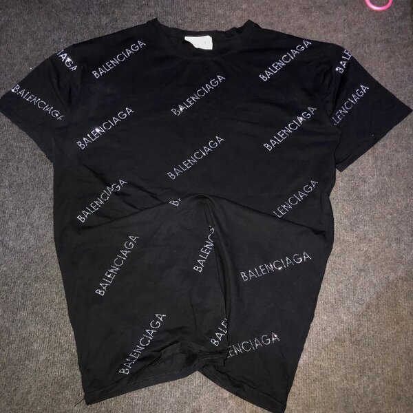 Gucci Balanciaga T-Shirt Glitter