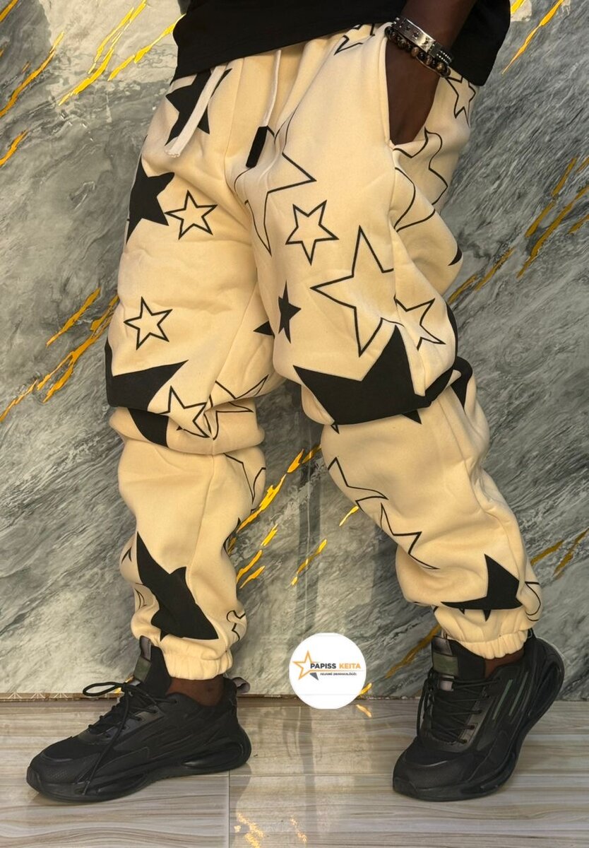 Pantalons jogger étoiles