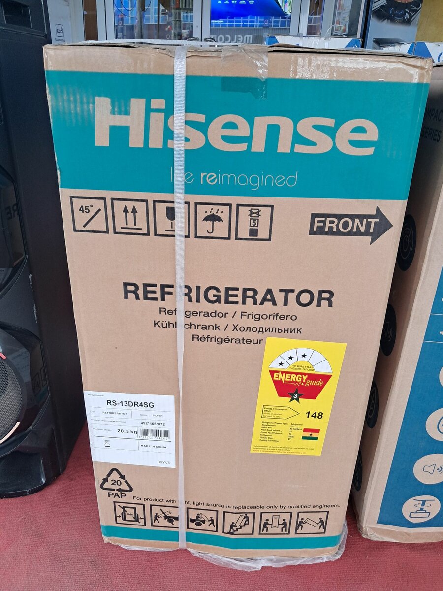 Hisense table top fridge 100 liters