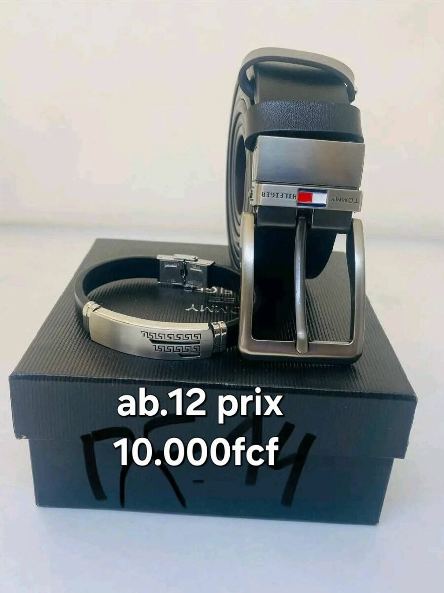 Ceinture et Bracelet Style Homme