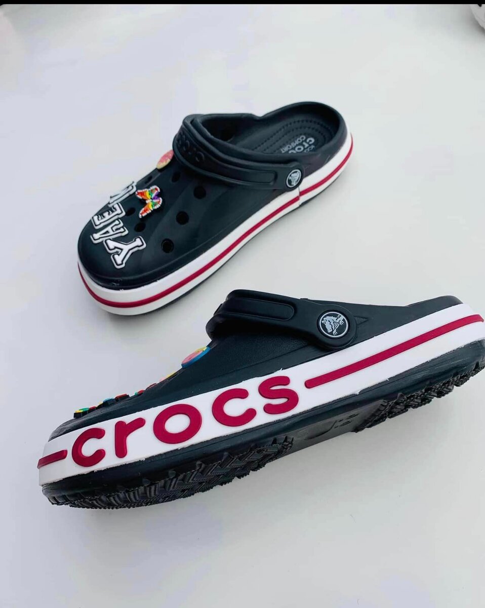 Crocs sabots, color black