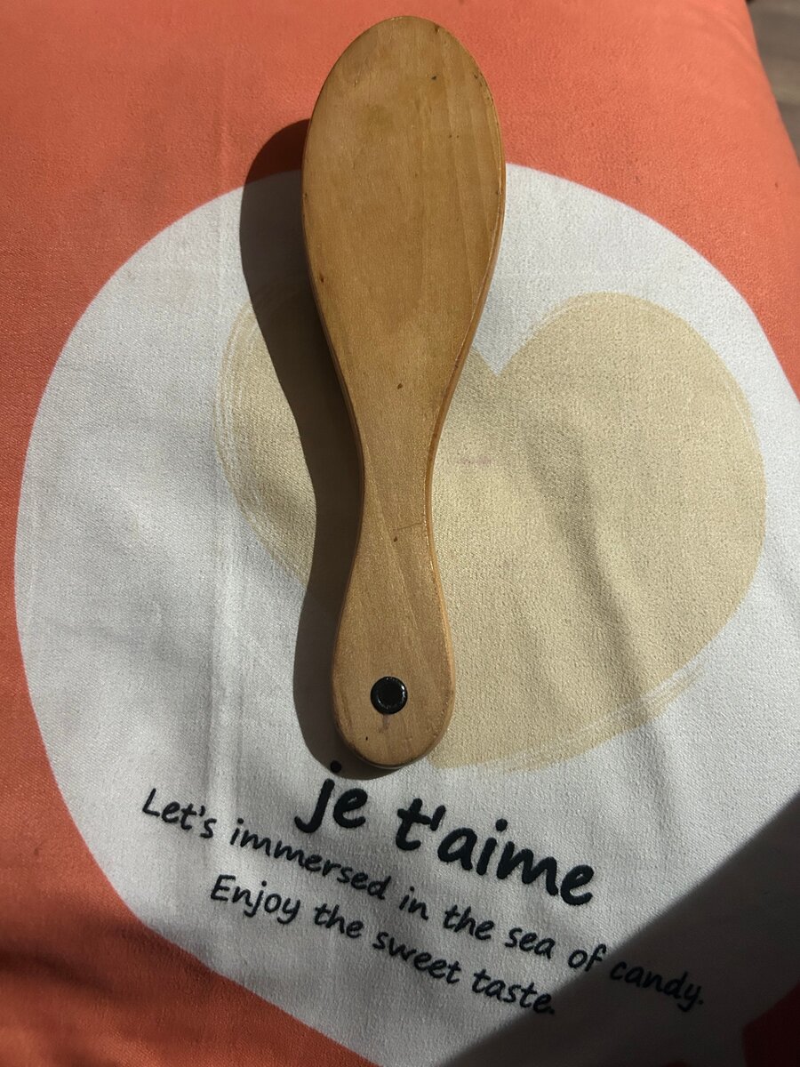 Brosse à cheveux en bois naturelle