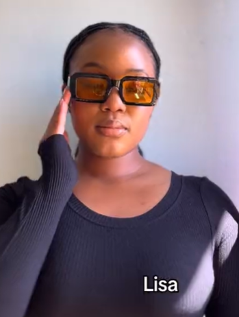 Sunglasses "Lisa" (color - black + yellow)