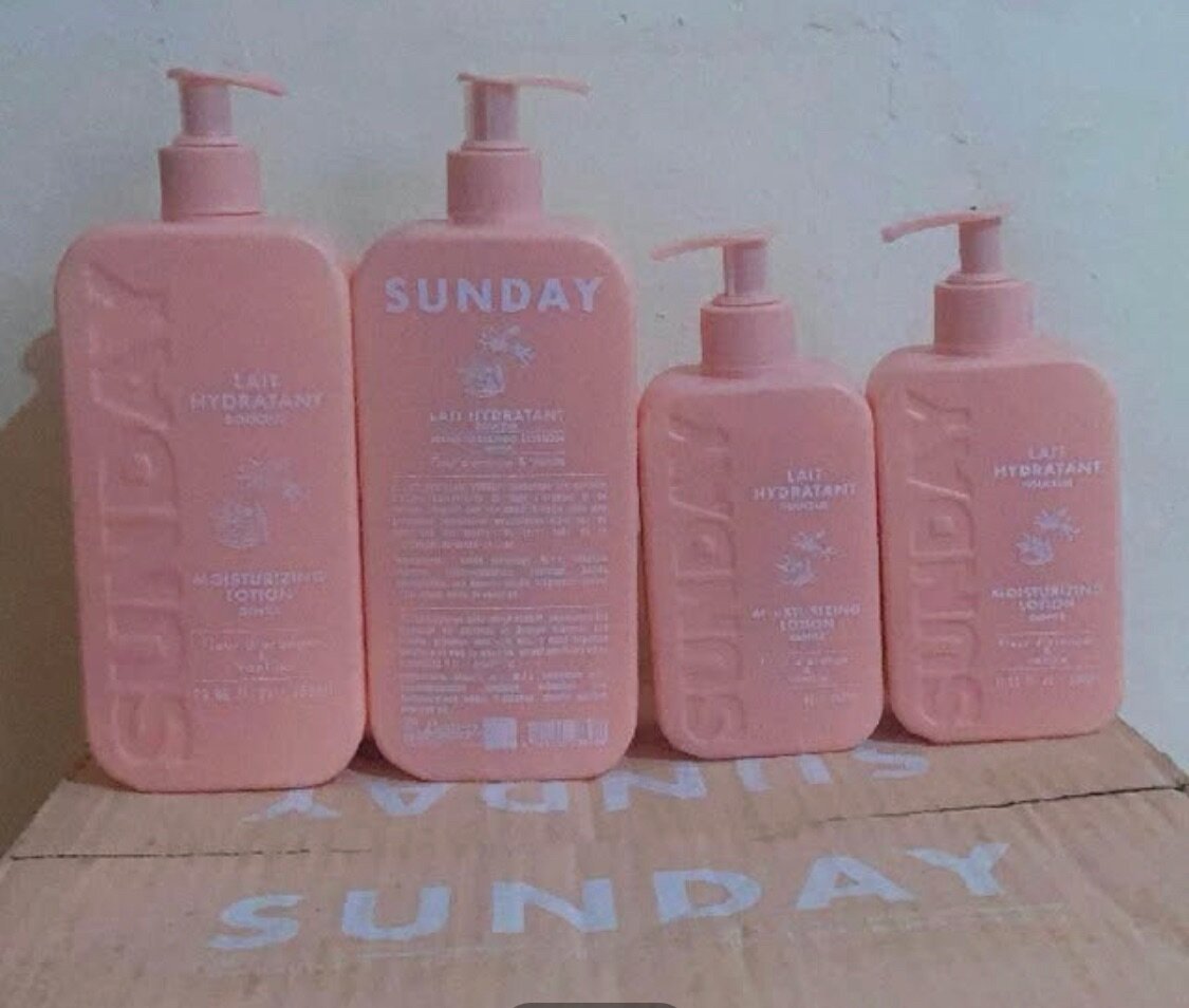 Sunday lait et gel douche corporel