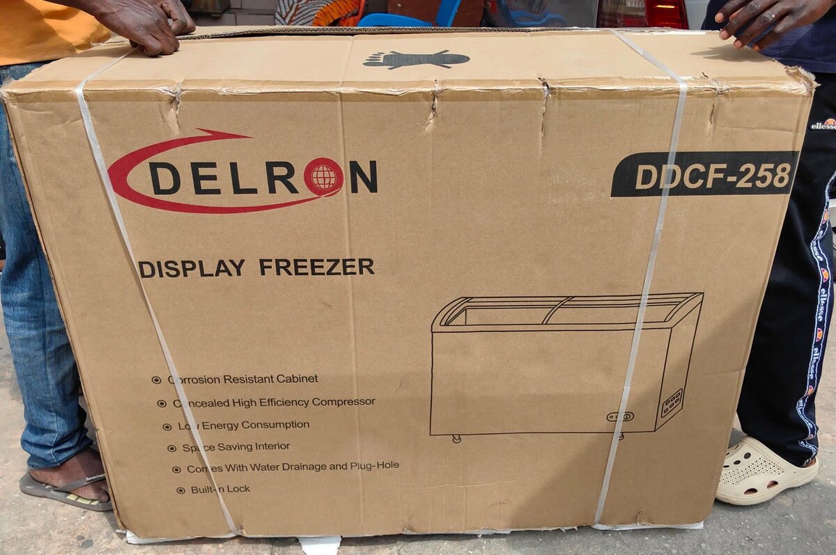 Delron display freezer 258L