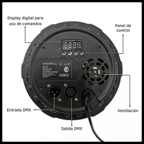 Projecteur de scène LED RGB