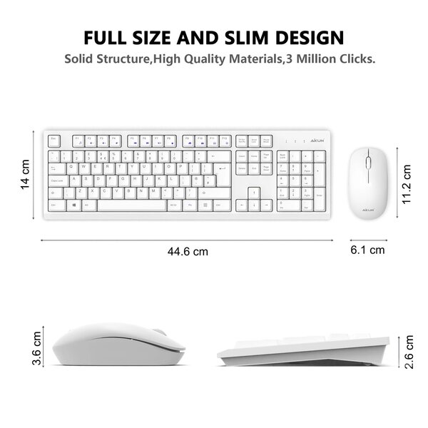 Wireless keyboard and Miouse Combo