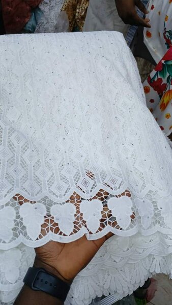 Fully cotton cord lace