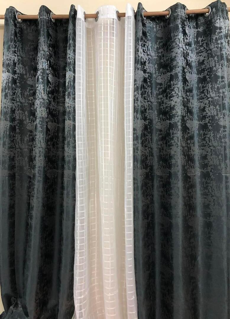 Three pieces curtains