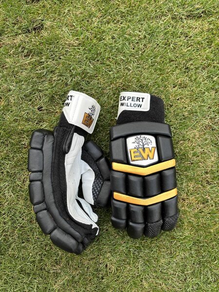 Batting Gloves Expert Willow Black